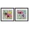 Stupell Industries Lyrical Garden Canaries 2pc Framed Print Under Glass Set, design by Lanie Loreth